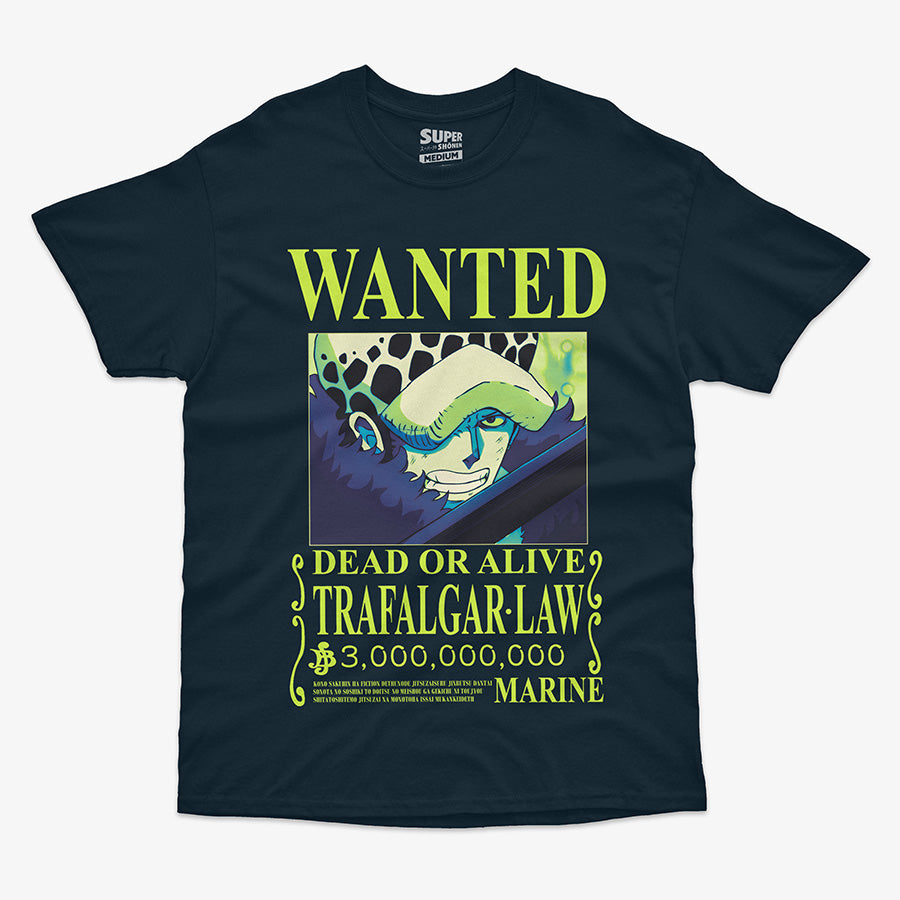 Polera Trafalgar Law Wanted