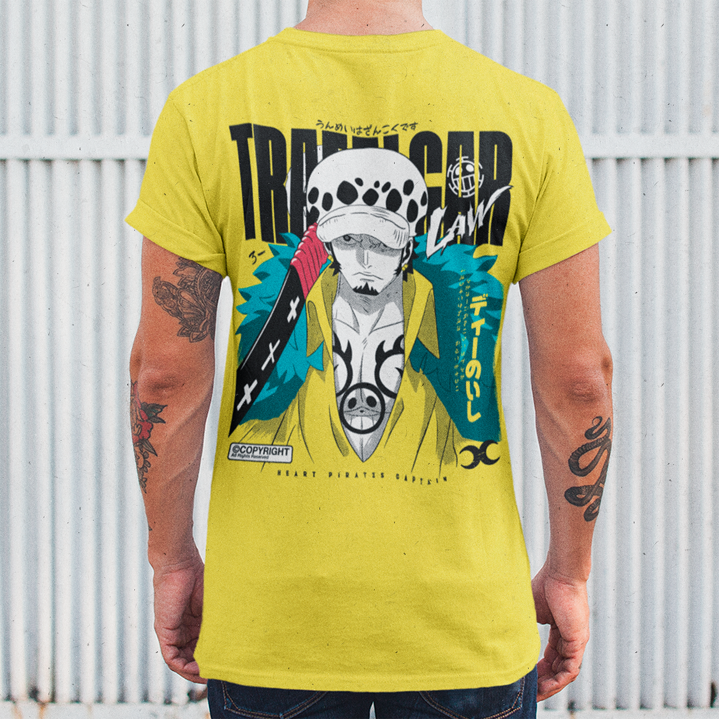 Polera Trafalgar Law Frente/Espalda