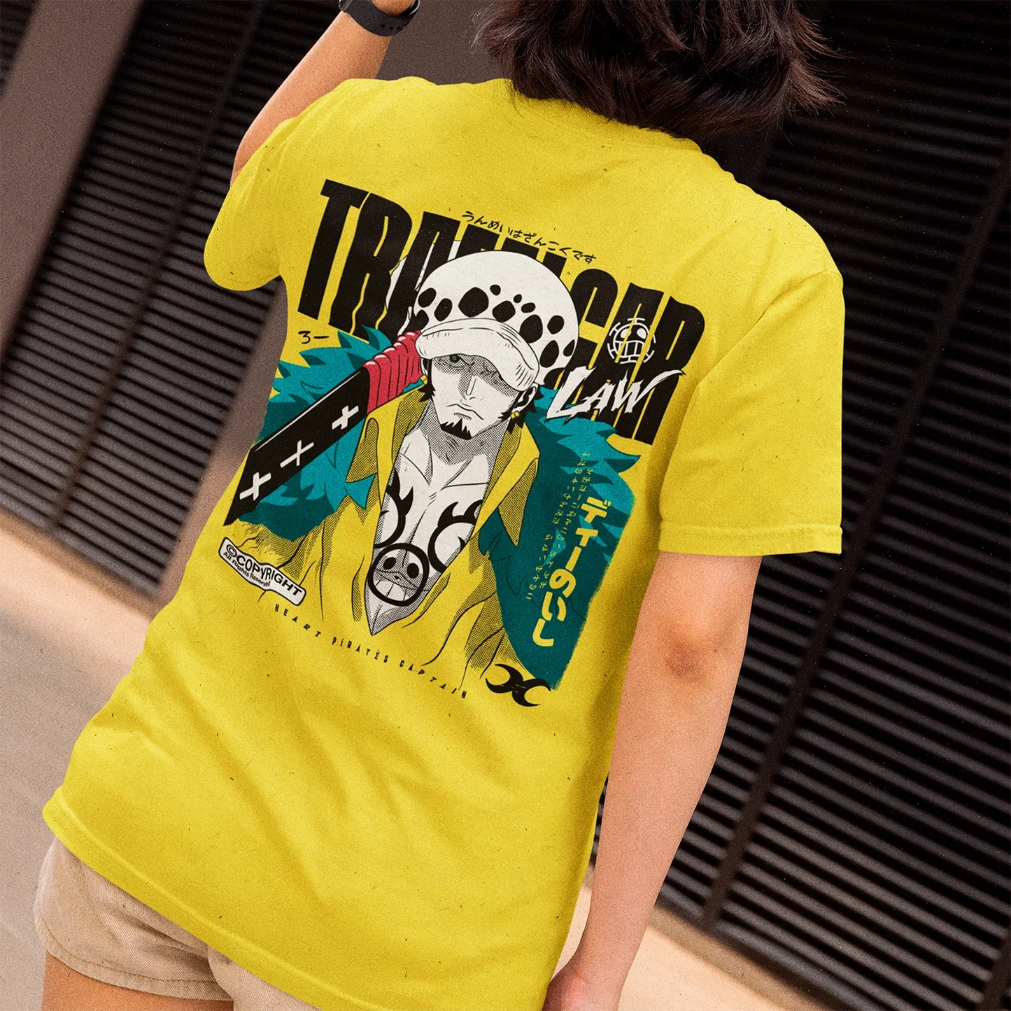 Polera Trafalgar Law Frente/Espalda