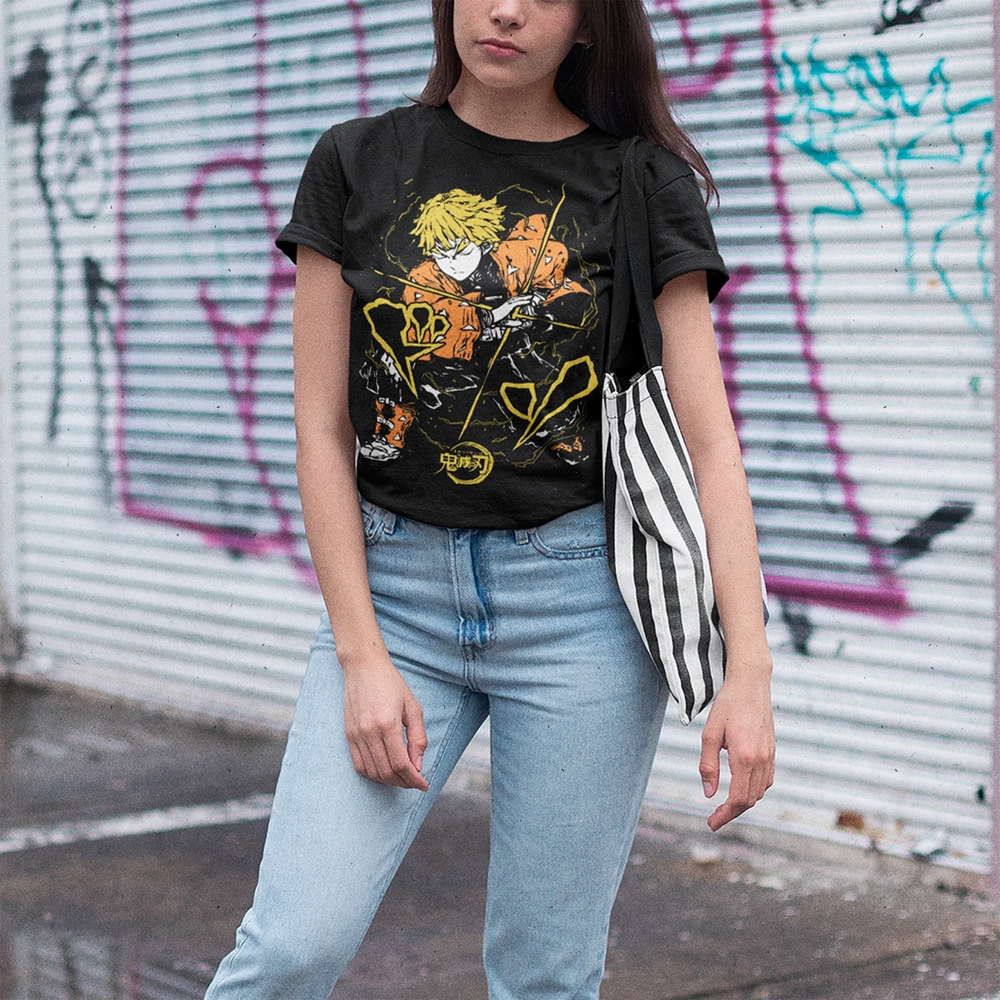 Polera Kimetsu No Yaiba: Zenitsu Agatsuma