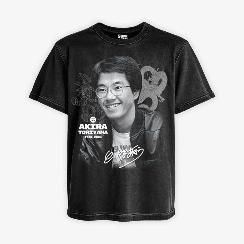 Polera Akira Toriyama [Ver. Negro Acid - Edición Limitada]