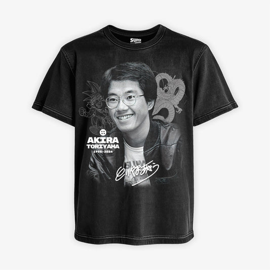 Polera Akira Toriyama [Ver. Negro Acid - Edición Limitada]