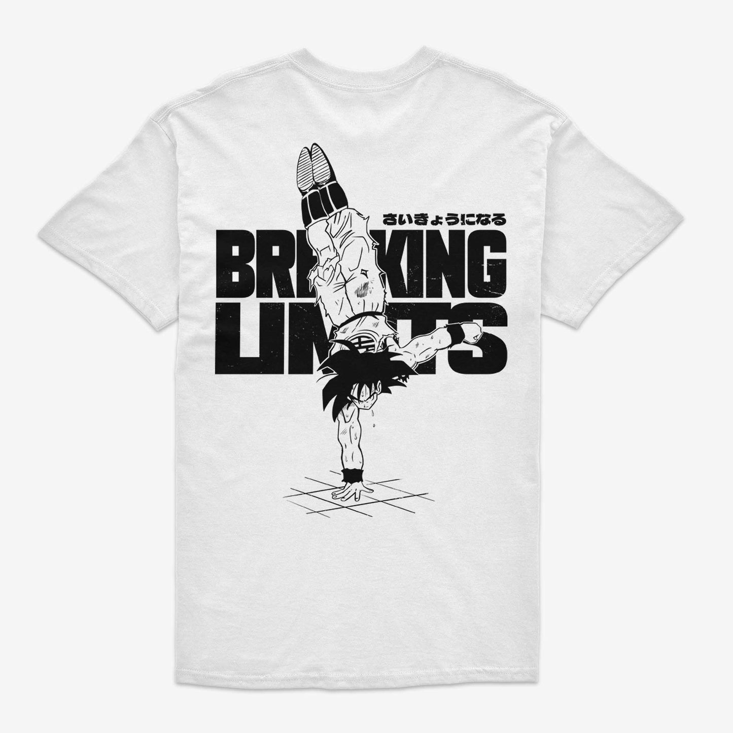 Polera Breaking Limits: Son Gokú Frente/Espalda