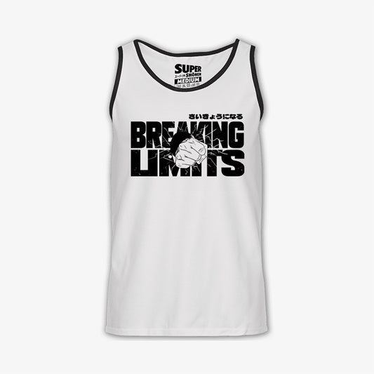Polera Tank Breaking Limits: Son Gokú Frente/Espalda