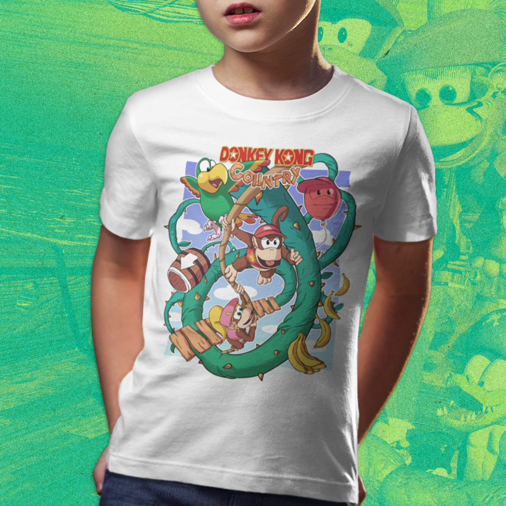 Polera Niño Donkey Kong Country 2