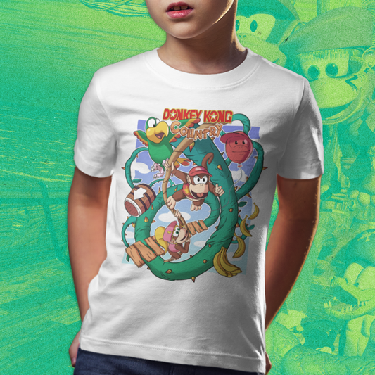 Polera Niño Donkey Kong Country 2