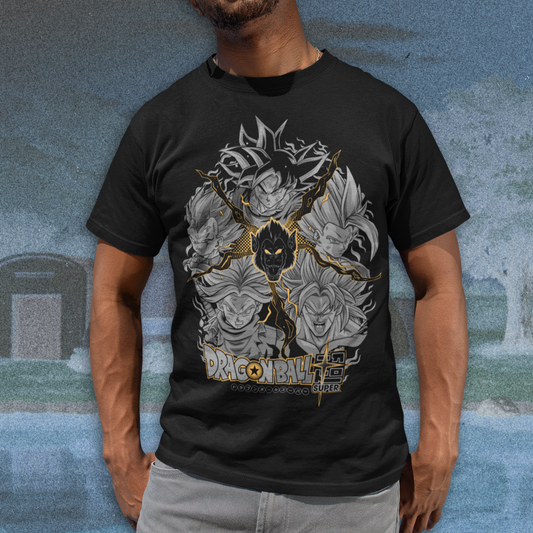 Polera Dragon Ball Super: Saiyans
