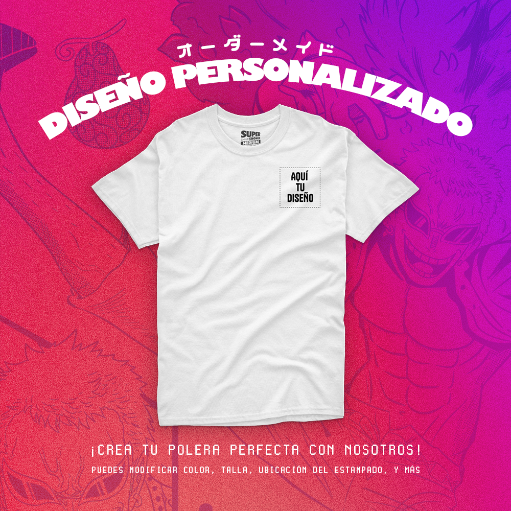 Polera Personalizada Frente/Espalda
