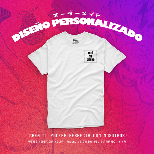 Polera Personalizada Frente/Espalda