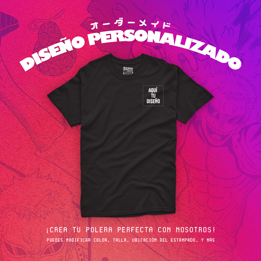 Polera Personalizada Frente/Espalda