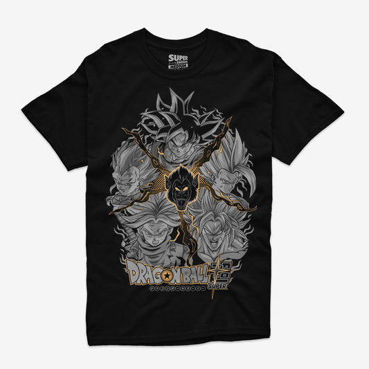 Polera Dragon Ball Super: Saiyans