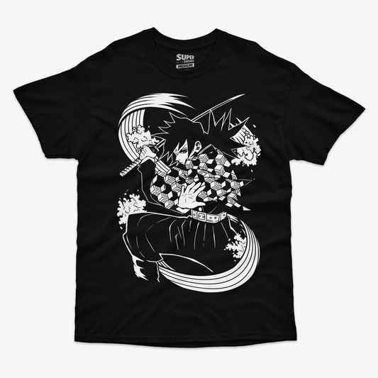 Polera Kimetsu No Yaiba: Giyu Tomioka