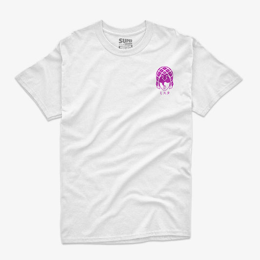 Polera Jojo's Bizarre Adventure Part V: Guido Mista Frente/Espalda