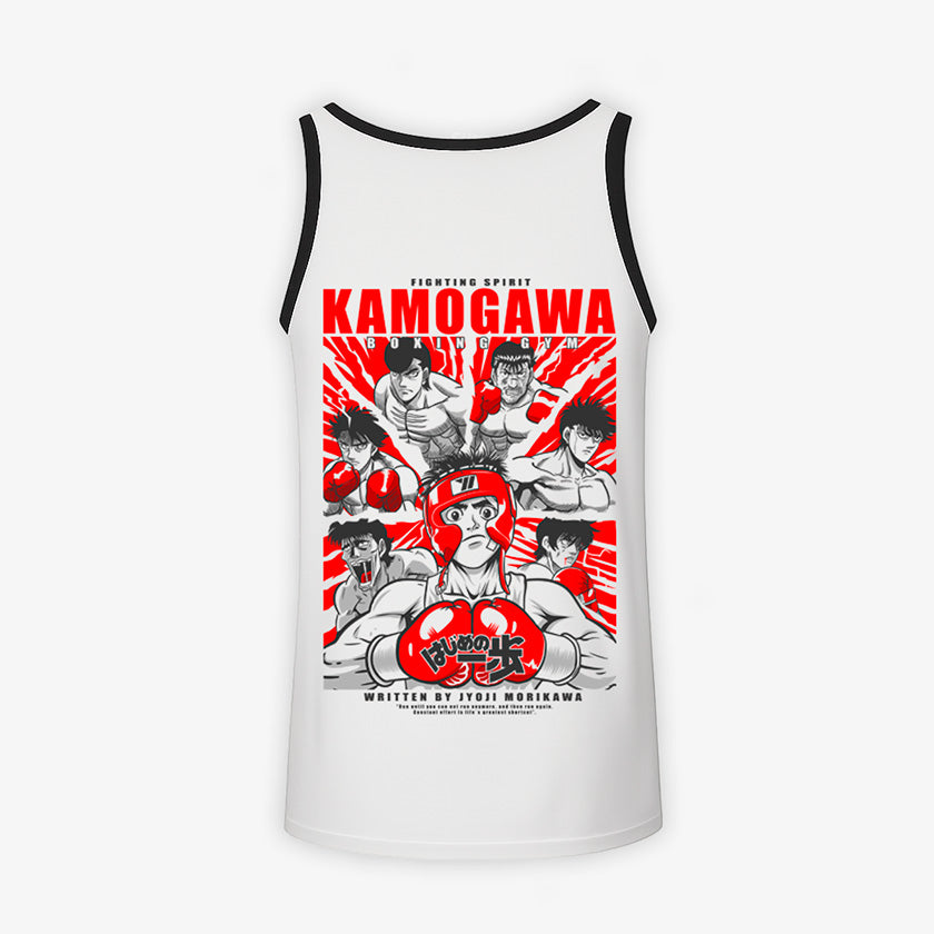 Polera Tank Hajime No Ippo II Frente/Espalda