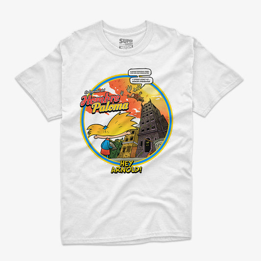 Polera Hey Arnold: El Hombre Paloma