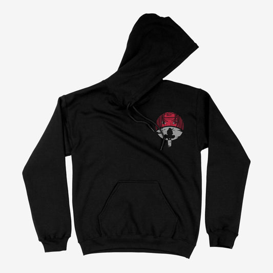 Hoodie Itachi Uchiha Frente Logo Clan Uchiha Naruto