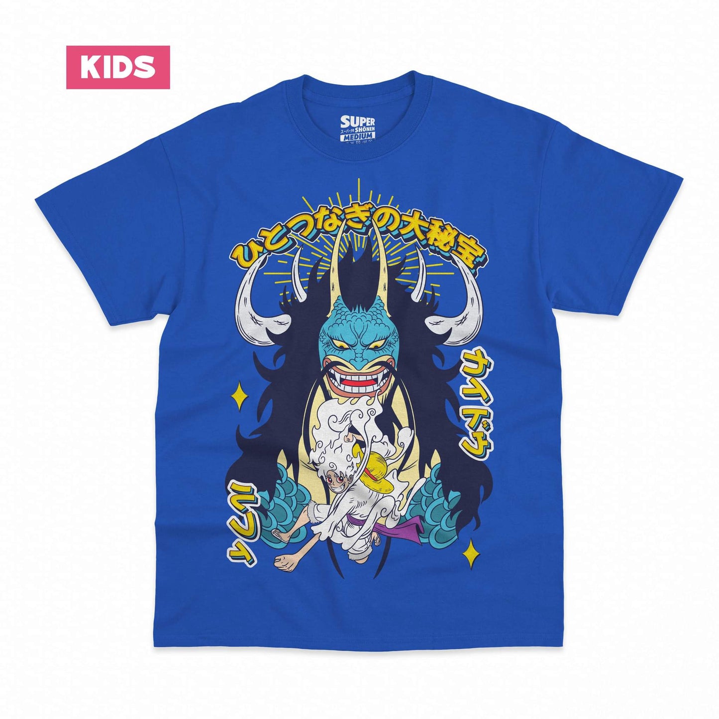 Polera Niño Luffy Vs Kaido