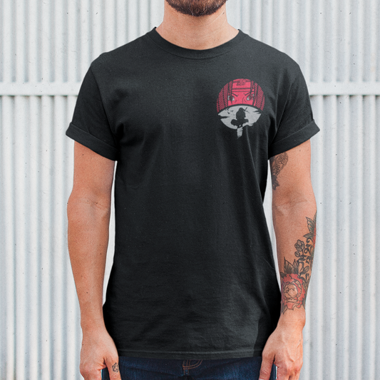 Polera Itachi Uchiha Frente/Espalda