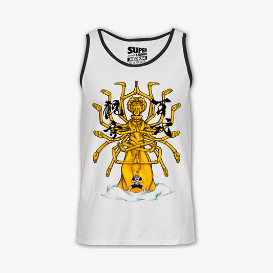 Polera Tank Isaac Netero & Guanyin Bodhisattva