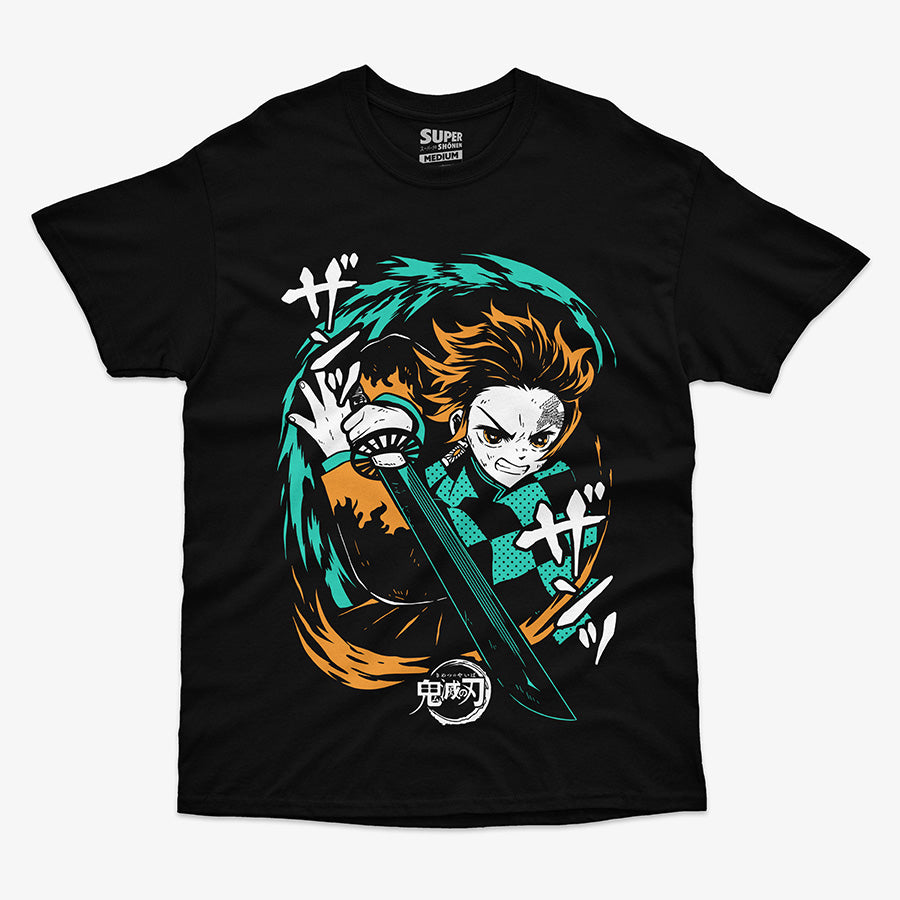 Polera Kimetsu No Yaiba: Tanjiro Kamado