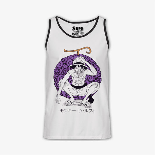 Polera Tank Monkey D. Luffy & Gomu Gomu No Mi
