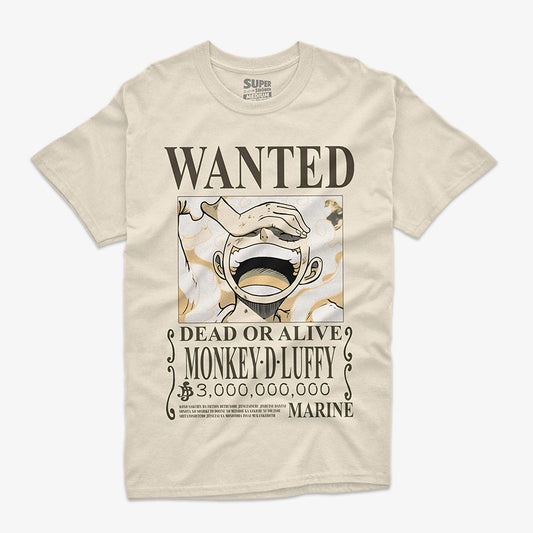 Polera Arena Monkey D Luffy Gear 5 Wanted