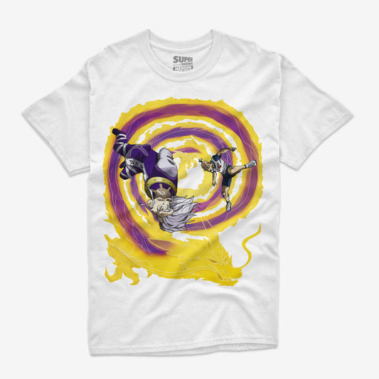 Polera Blanco Zeno Netero Dragon Dive Hunter x Hunter Mockup