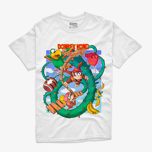 Polera Donkey Kong Country 2 Snes Mockup