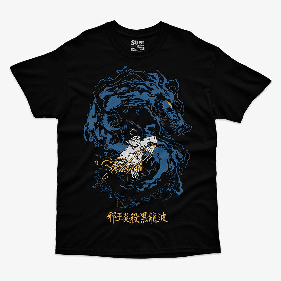 Polera Hiei de Yu Yu Hakusho con diseño exclusivo de Super Shōnen