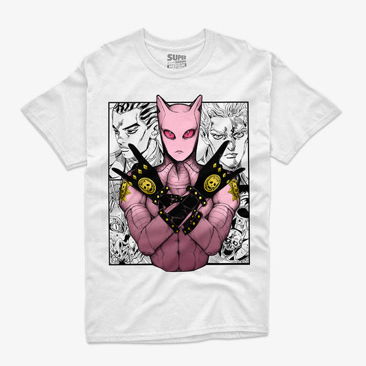 Polera Killer Queen Jojo's Bizarre Adventure Mockup