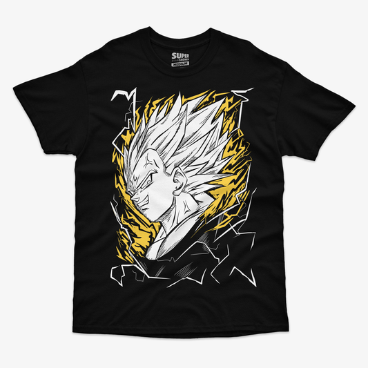 Polera Negra Majin Vegeta Dragon Ball Z