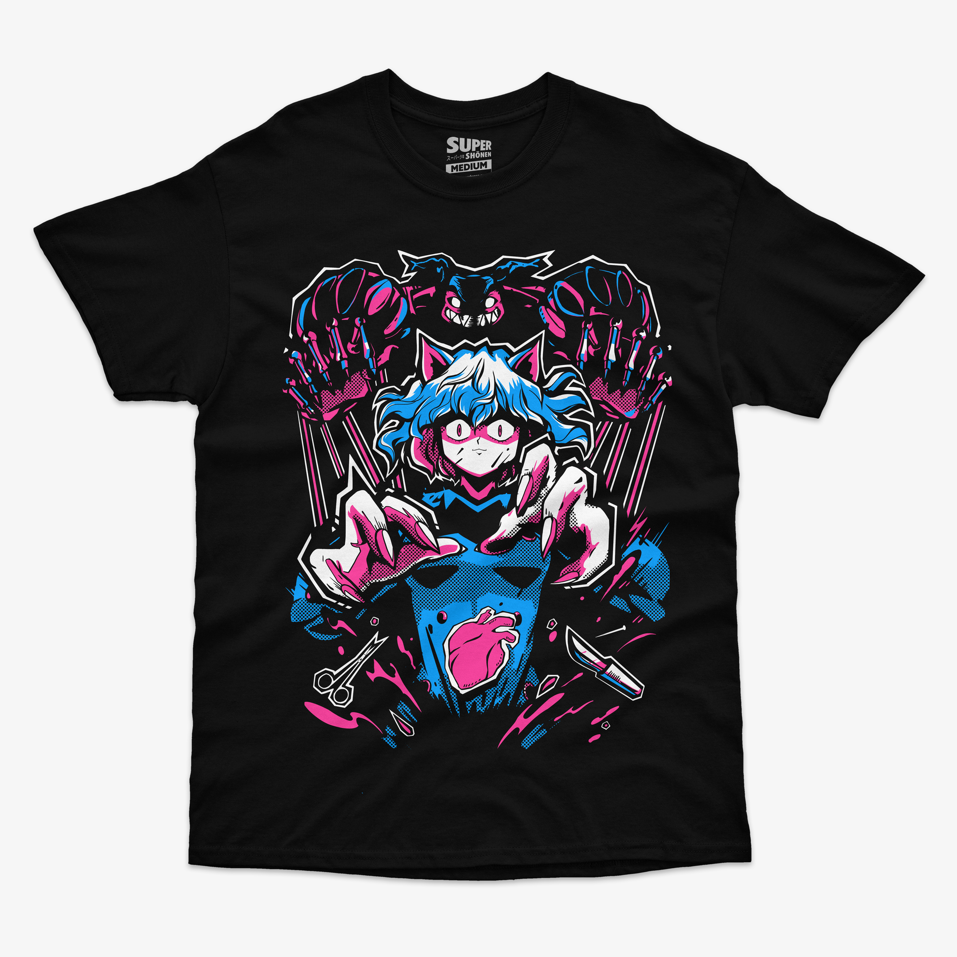 Polera Negra Neferpitou  Hunter x Hunter