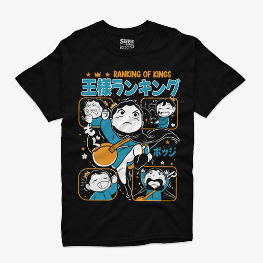Polera Negra Ousama Ranking II Principe Bojji