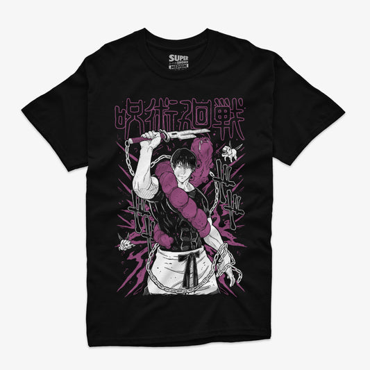 Polera Negra Toji Fushiguro Jujutsu Kaisen