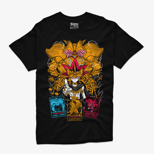 Polera Negra Yu-Gi-Oh! Dioses Egipcios