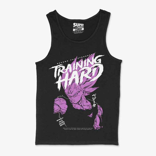 Polera Tank Majin Vegeta: Training Hard