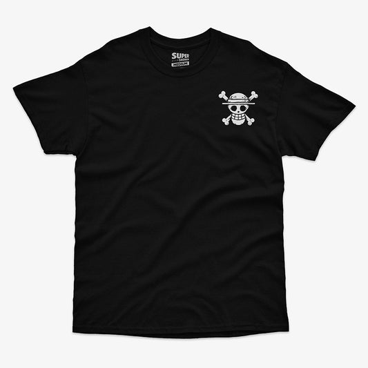 Polera negra con logo del Thousand Sunny al frente