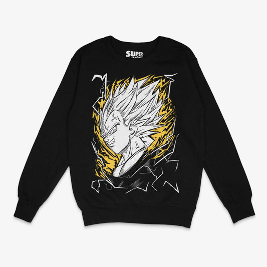 Poleron Negro Majin Vegeta Dragon Ball Z Saga Buu