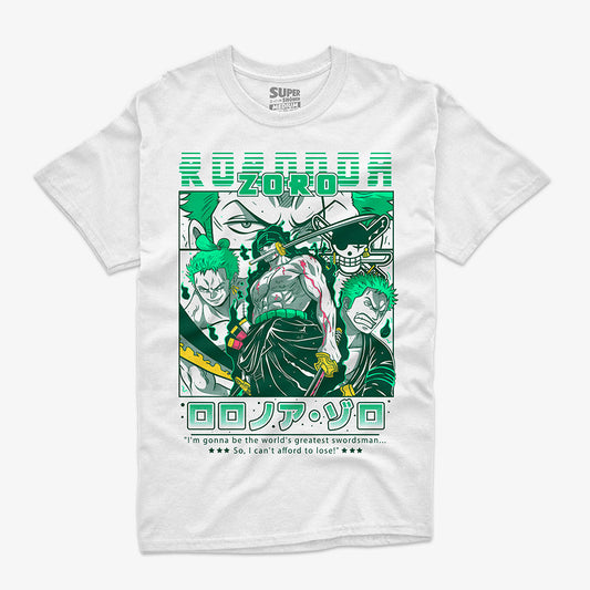 Polera Roronoa Zoro One Piece – Sombreros de Paja