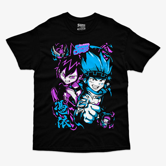 Polera Shaman King: Len Tao y Horo Horo