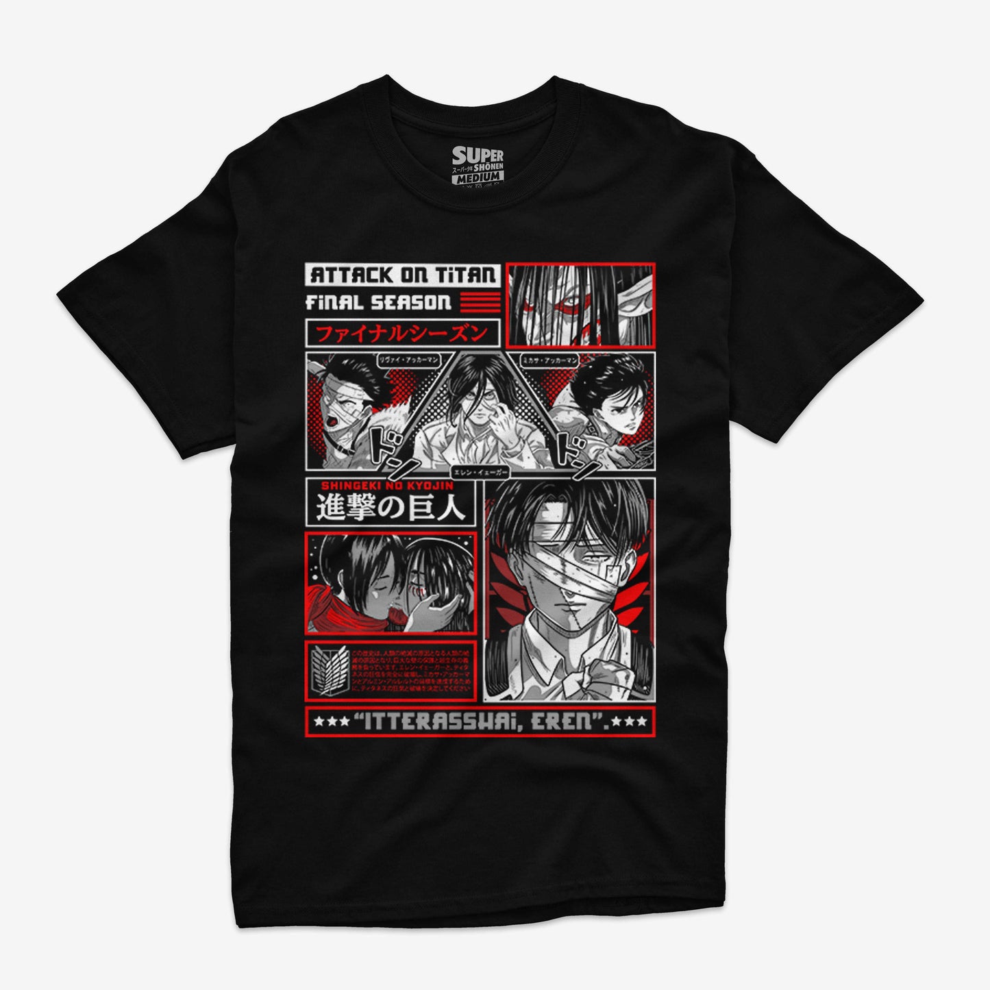 Polera Shingeki No Kyojin: Final Season