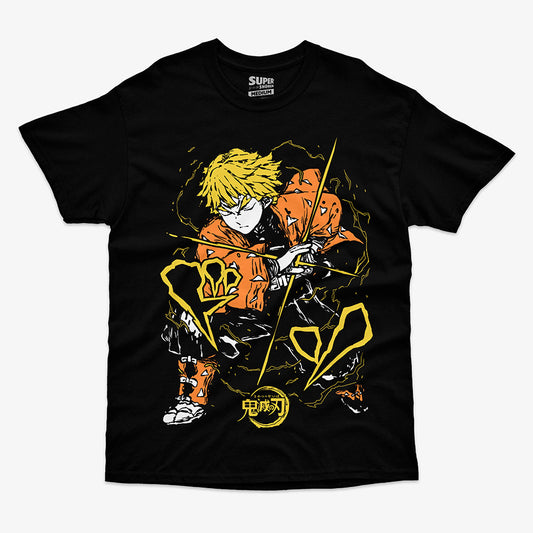 Polera Kimetsu No Yaiba: Zenitsu Agatsuma