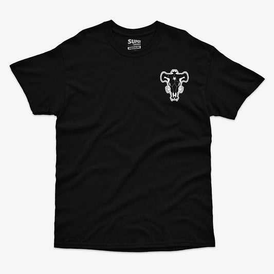 Polera Black Clover: Asta Frente/Espalda
