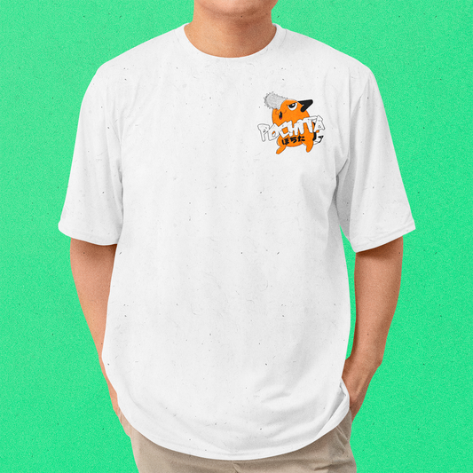 Polera Chainsaw Man Frente/Espalda
