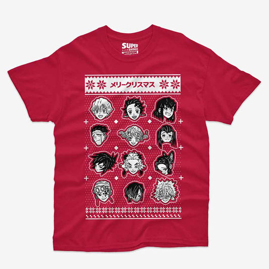 Polera Kimetsu No Yaiba Christmas