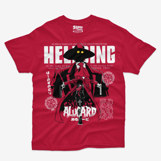 polera roja alucard de hellsing