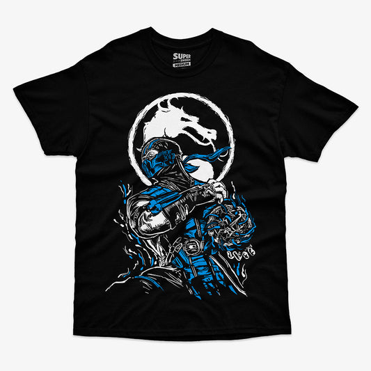Polera Sub-Zero Mortal Kombat Mockup