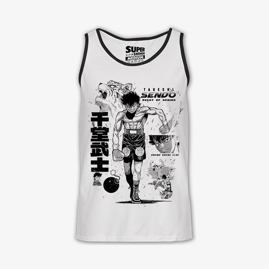 Polera Tank Hajime No Ippo: Takeshi Sendo